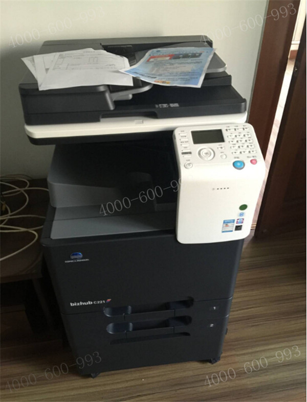 科頤辦公給廣州某裝修公司成功安裝的柯尼卡美能達(dá)C221復(fù)印機(jī)