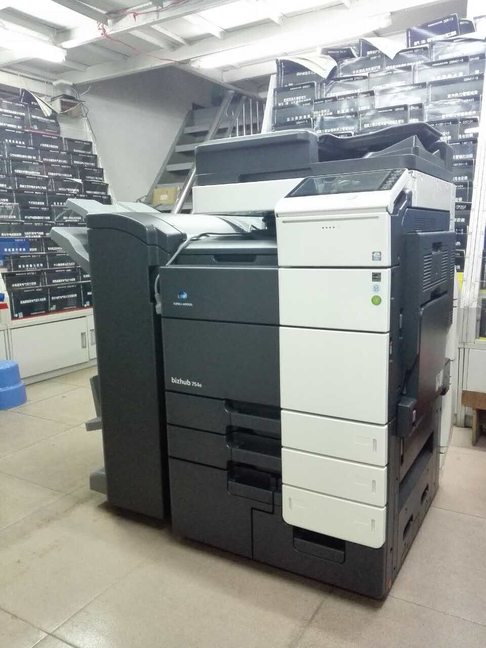 科頤辦公給謀圖書館安裝的柯尼卡美能達BH754e復印機 科頤辦公給謀圖書館安裝的柯尼卡美能達BH754e復印機