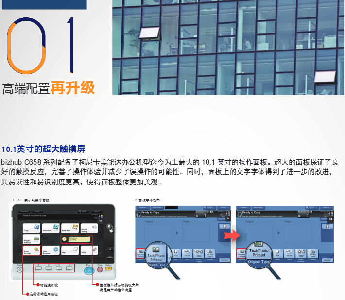 柯尼卡美能達彩色復印機C658高端配置再升級-科頤辦公 柯尼卡美能達彩色復印機C658高端配置再升級-科頤辦公