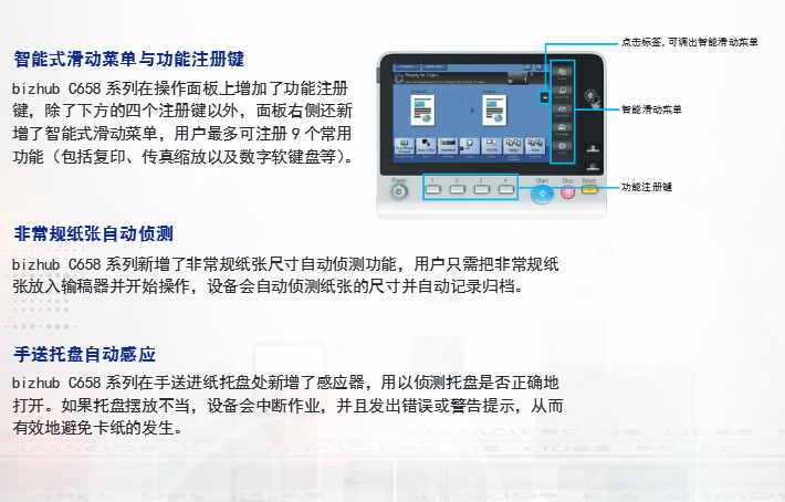柯尼卡美能達彩色復印機C658人性設計再升級-科頤辦公 柯尼卡美能達彩色復印機C658人性設計再升級-科頤辦公