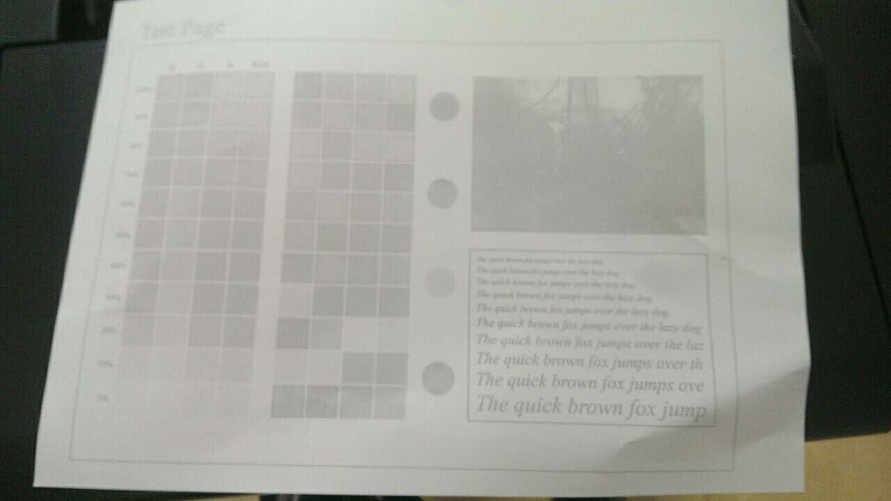 柯尼卡美能達復印機bizhub 287打印很淡效果圖-科頤